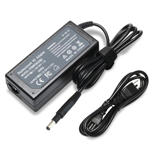 19.5V 3.33A 65W Charger Compatible with HP Pavilion TouchSmart Sleekbook 14-B109WM 15-B129WM 15-B119WM 15-B142DX 15-B143CL 14-B120DX 14-b000 14-c000, Envy 4 6 Series 693715-001 613149-001 677770-003 by Emanjor - Used condition - US$11.34