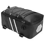 Bicycle Trunk Pannier Saddle Seat Pouch Adjustable Cord Bike Rear Rack Bag