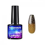 BOBOGOJP ネイルオイル カラージェル 韓国 カラーネイルジェル ネイル 人気 綺麗 単色 温度変化ポリジェル ネイル カラー グラデーション ネイルブラシ マニキュア エレガント UV/LED対応 スパンコール ベースコート ネイルケア ファッション 母の日ギフト 親友