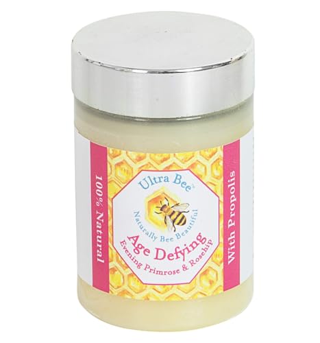 Ultra Bee 100% Natural Age Defying Face Moisturiser - Evening Primrose, Rosehip, Jojoba