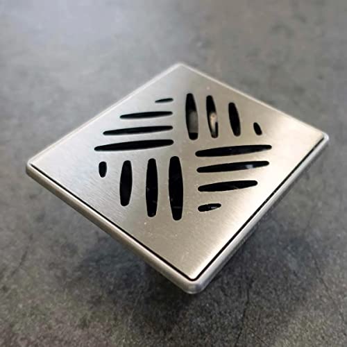 Dakar Drain Grate Chrome miniatura 2