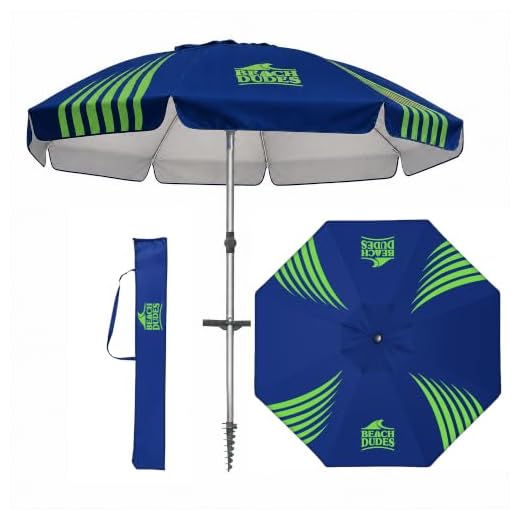 BEACH DUDES 8FT Beach Umbrella