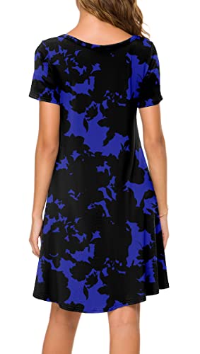 Image of POPYOUNG Women's Dress Fall Outfits Casual Midi Sundress