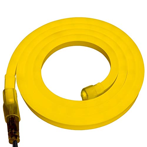 Tira de luz LED Neon SMD Amarilla 1.64 pies 120V miniatura 1