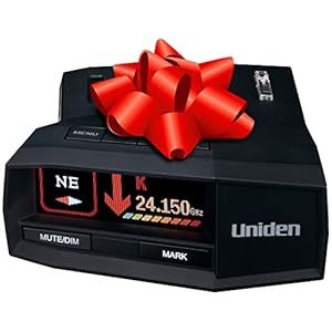 UNIDEN R8 Extreme Long-Range Radar/Laser Detector, Dual-Antennas Front & Rear Detection w/Directional Arrows, Built-in…