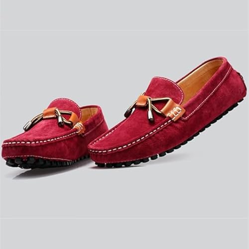 Men's Casual Handmade Loafers Slip-On Comfortable Lightweight Outdoor Walking Driving Dress Shoes2