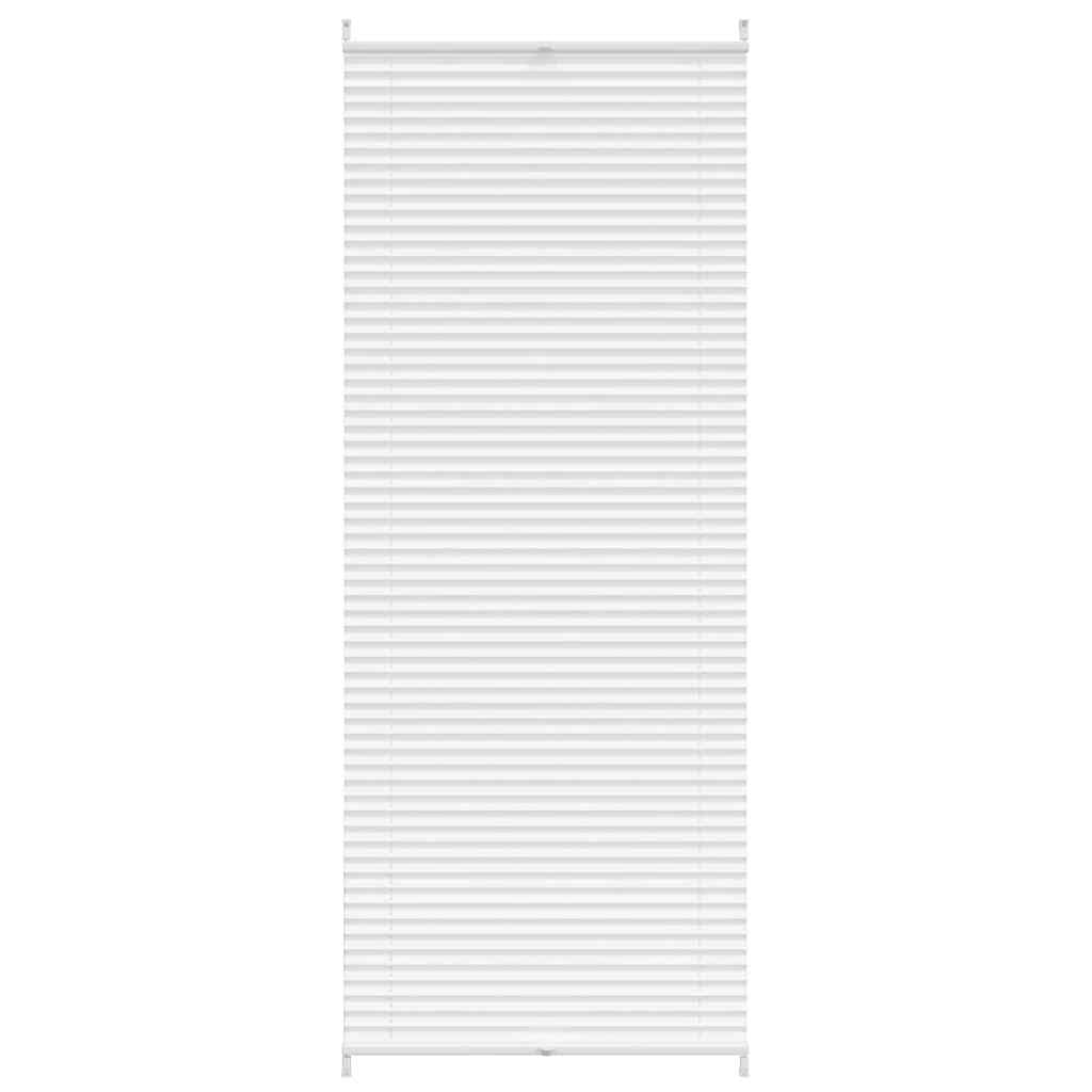 Vidaxl White Plisse Blind 90X200cm Pleated Daynight Window Sunscreen Drape