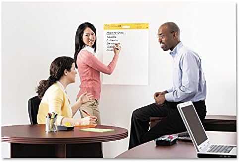 Post-it 566 Self-Stick Wall Pad, 20 x 23, White, 20 Sheets, 4/Carton image 3