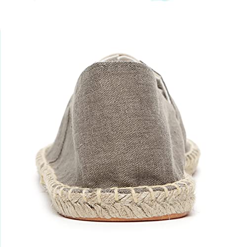 Image of Altxic Men's Closed Toe Comfortable Canvas Slip on Flat Espadrilles
