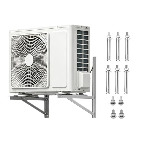 Soporte de pared mini split plegable para proteger el compresor de aire acondicionado