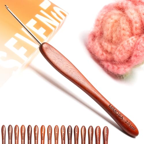 Image of SEVENSUN Crochet Hook Blood Sandalwood Artisan 2.0, Red