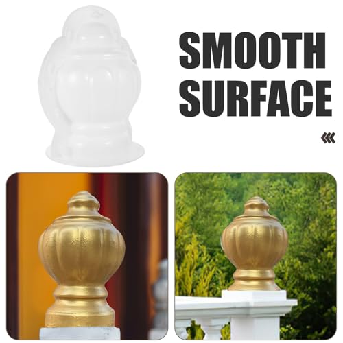 Molde de columna romana STOBAZA de plástico blanco para hormigón y decoración de parques 4