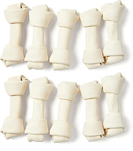 Pet Guard Milky Chews Knotted Bone Dog Treat Dog Food Calcium Rawhide Knotted Bone (10 Pcs) (B09HKS54NM) Amazon Price History, Amazon Price Tracker