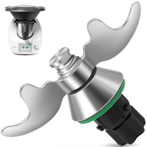 Inwee Coltello per Impastare per Bimby TM6, Coltelli Lame per Vorwerk Thermomix Bimby TM5 TM6 TMF in Acciaio Inox, Nessun Residuo di Pasta, Pulizia Rapida della Lama