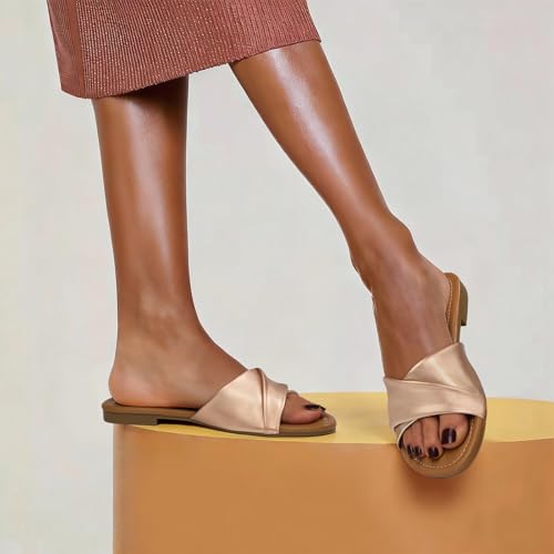 Image of ATHMILE Sandals for Women 2026 Dressy Summer Flat