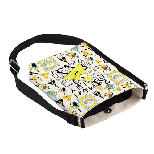 Image of CMNIM Bill Cartoon Crossbody Bag Cartoon Inspired Gifts for Bill C Fans Cartoon Character Crossbody Purse
