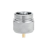 MAPP - Adaptador convertidor de tanque de gas propano de interfaz de aleación de aluminio para estufas de picnic al aire libre