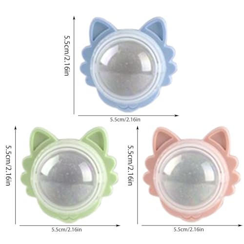Balle de jouets à l'herbe à chat à fixer au mur pour occuper votre chat en intérieur - 6