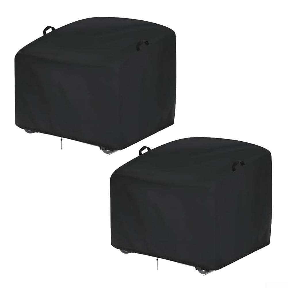 Copertura impermeabile per sedia a dondolo da giardino, 113 x 98 x 90 cm, protezione antivento per mobili da esterno con coulisse per sedie reclinabili (2 pezzi)