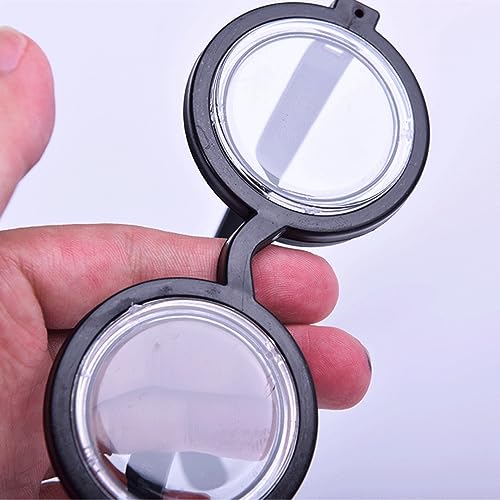 MEISH 2 Pcs Nerd Glasses - Circular Black Round Thick Funny Plastic Glasses for Halloween and Party - Image 4