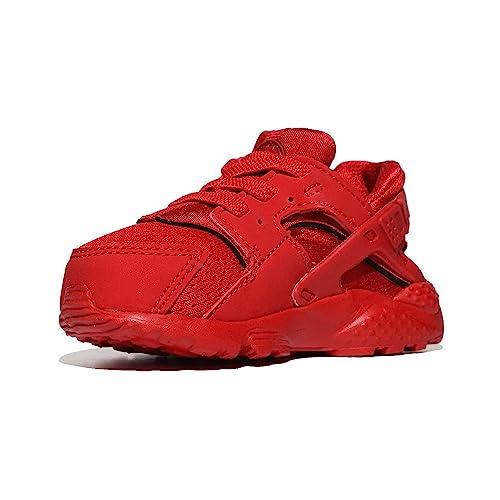 Nike Huarache Run (TD) Calzature, Neonato, Rosso, 27