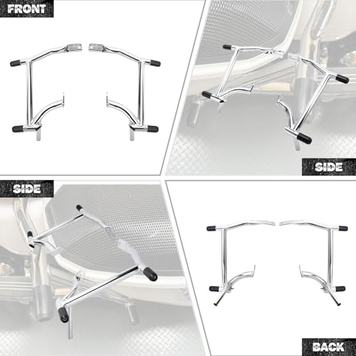 Soportes para alforjas de moto Harley Touring Cromado miniatura 6