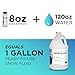 Froggy's Flakes Snow Machine Fluid, Makes 1 Gallon, Long-Lasting Formula Snow Fluid with 75+ Feet Float/Drop