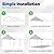 Quictent 10x20 ft Heavy Duty Car Canopy Galvanized Frame Carport Outdoor Party Tent Boat Shelter with 3 Reinforced Steel Cables - White