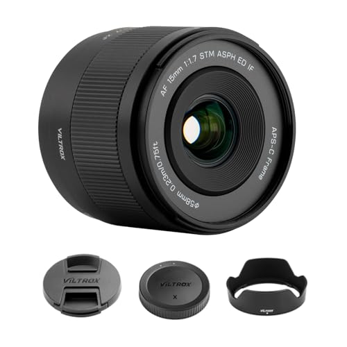 Objectif autofocus grand angle F1.7 lumineux pour APS-C X