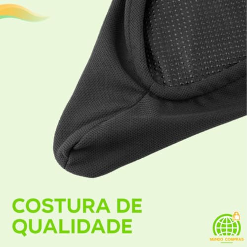 Capa Banco Bike Selim Gel Bicicleta Anatômica Spinning Confortavel Mundo Compras