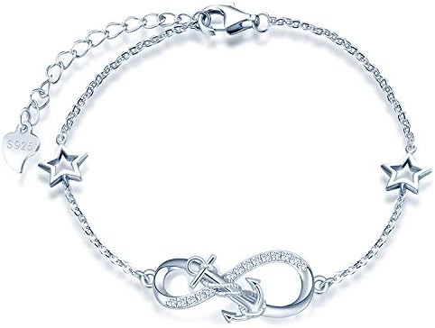Bracciale Da Uomo Con Ancora In Argento Bracciale Tessuto Nautico Blu Nautica 161247