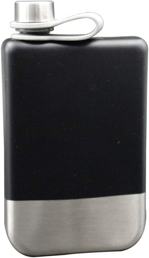 Flasque en acier inoxydable 9 oz avec entonnoir idéale pour le piquenique