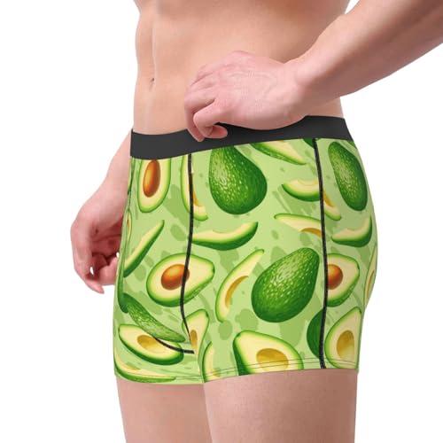Green Avocado Mens Underwear Boxer Briefs For Men’s -2