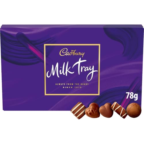 Cadbury Milk Tray Chocolate Box Assorted Milk Chocolates Gift Set for Birthdays Great for Gifting 78 g (Pack of 1)