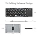 iClever Foldable Keyboard, BK08 Bluetooth Keyboard with Sensitive Touchpad (Sync Up to 3 Devices), Tri-Folding Pocket-Sized for Windows Mac Android iOS