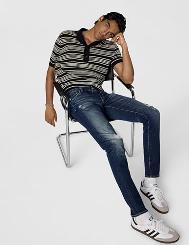 Image of AG Adriano Goldschmied Mens Tellis Modern Slim Jeans, 9 Years Solar Ray Destructed, 41 US