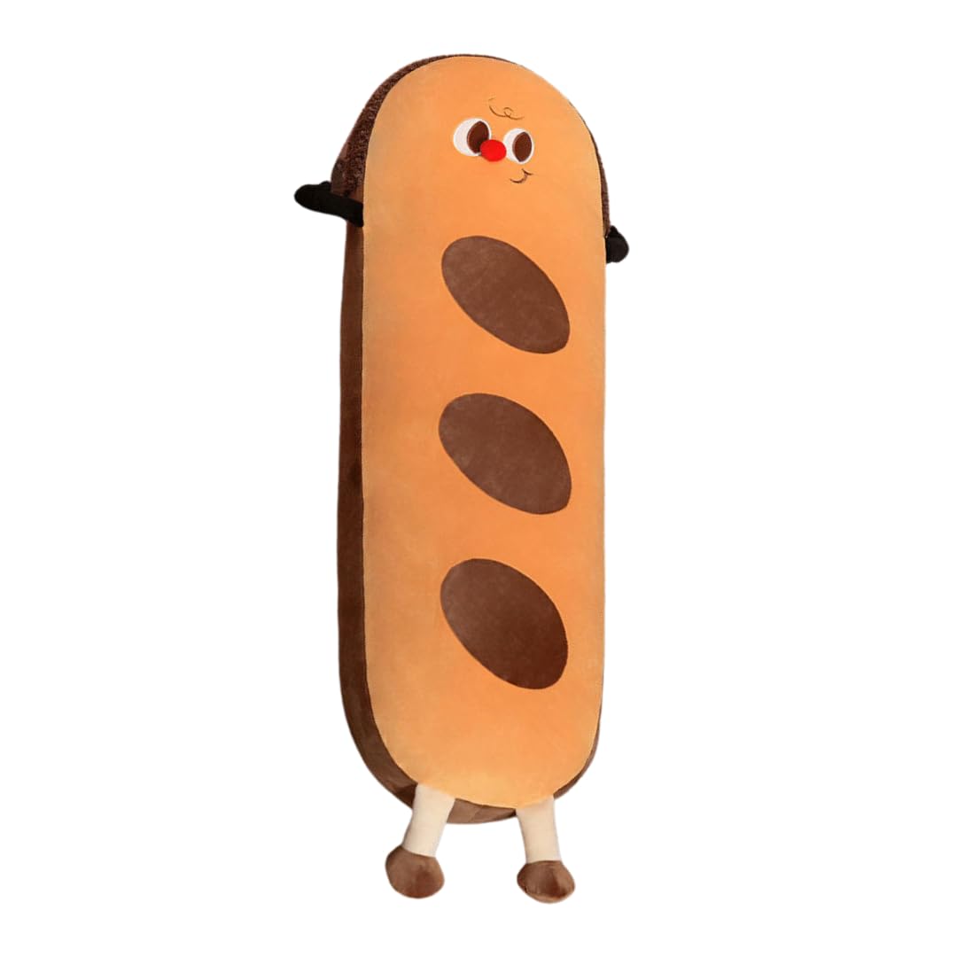 Giant Toasted Baguette Plush Brown Dot Huge Bread Body Pillow Long Cushion-image-35
