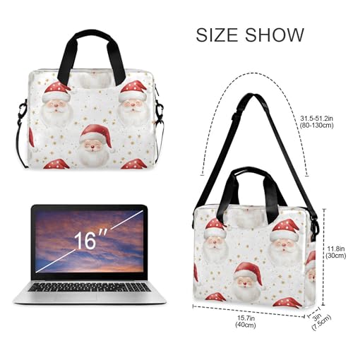 Maletín para portátil Alaza con estampado navideño 13-15.6 pulg miniatura 4