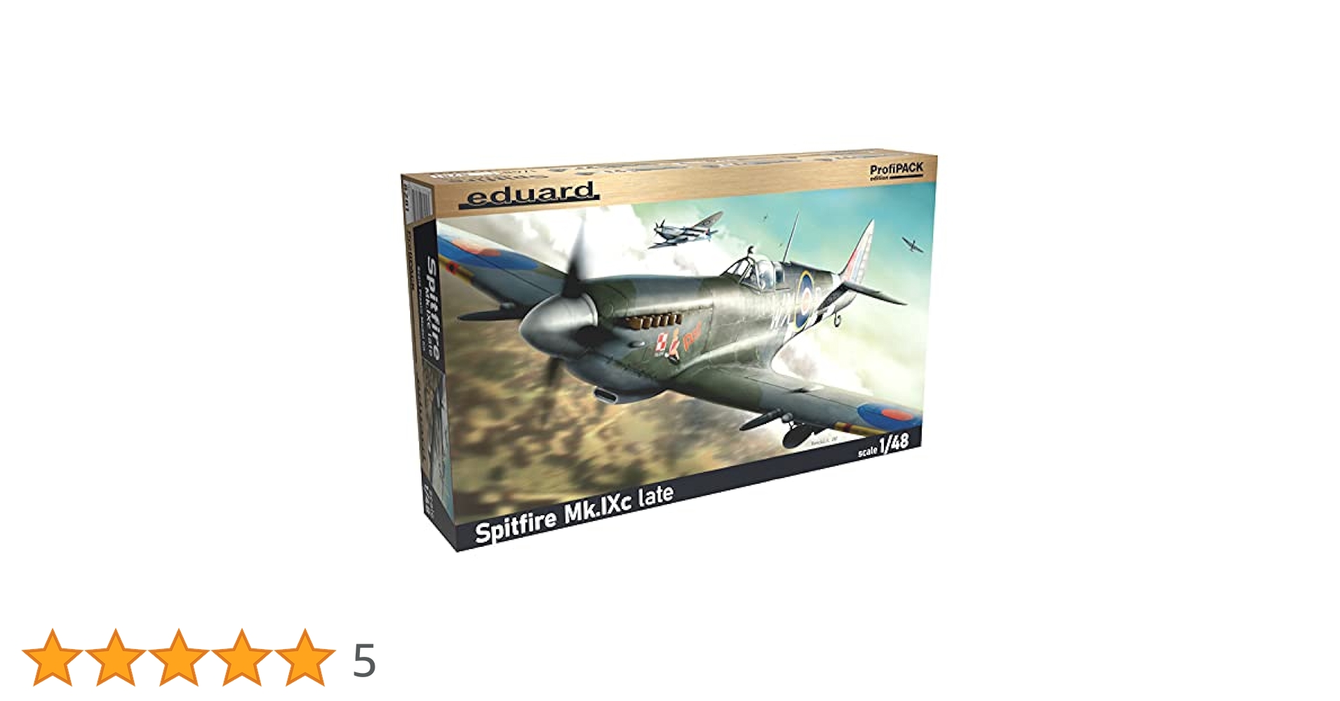 エデュアルド1/48「スピットファイア」完成品 84200 1/48 スピットファイア Mk.Vb 