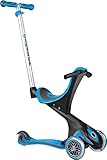 Desarrollar el equilibrio Globber 5in1 Patinete EVO Comfort 5 en 1, Infantil, Skye Blue, Talla única