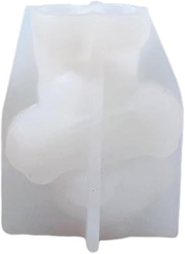 Miniatura 4 de NUEAYMS Lindo molde de silicona de vela con forma de oso para decoraciones de escritorio hechas a mano yeso resina epoxi vela molde de silicona para