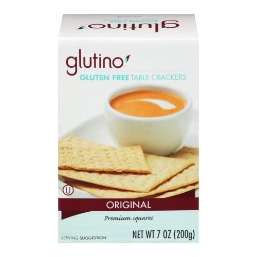 Glutino Crackers, Table, 7 Ounce (Pack of 6)