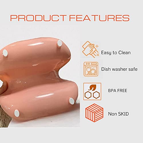 2 Pack Non-Skid Pp Plastic Pot Lid Stand , Cover Holder Sets Lid Rack, Multifunction 2 Side Pot Lid Holder , Pot Lid Stand For Home Kitchen, Holds 2 Lids Of Any Size Or Can Be Used As Spoon Rest #TOP1