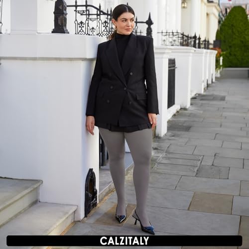 Image of CALZITALY Opaque Colour Tights - 80 DEN Thick Tights, Microfiber Pantyhose, S - 4XL Available in Plus size - Italian Hosiery