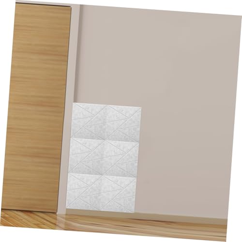 Paneles acústicos autoadhesivos de alta densidad Abaodam 6 piezas para reducción de ruido, tratamiento de paredes, color gris claro, 30x30x0.9 cm miniatura 4