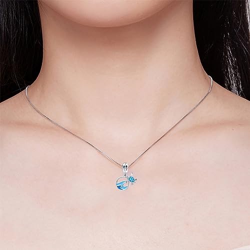 Image of Tropical Ocean Life Charm Sea Turtle Starfish Enamel Dangle Bead for European Bracelet
