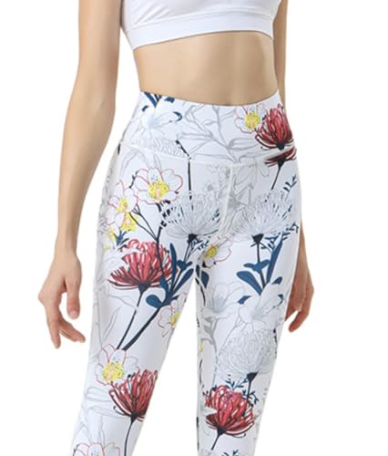 YOGALOVE（ヨガラブ） ヨガウェア レギンス レディース ヨガパンツ 柄 ヨガレギンス 花柄 ストレッチ ホットヨガ パンツ 速乾 ヨガスパッツ ９分丈 の商品画像 8
