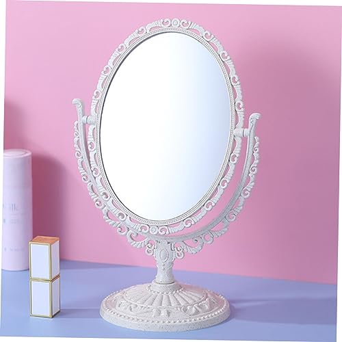 Espejo de maquillaje doble rotatorio de mesa Healeved miniatura 4