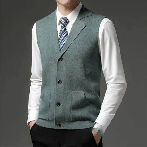 Waistcoats LevelAnti-pilling Top Grade Pleuche Lapel Fashion Brand Knit Cardigan Casual Sweater Vest Sleeveless2