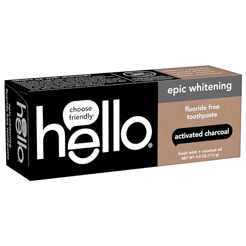Hello US07308A Activated Charcoal Epic Whitening Fluoride Free Toothpaste thumb #6